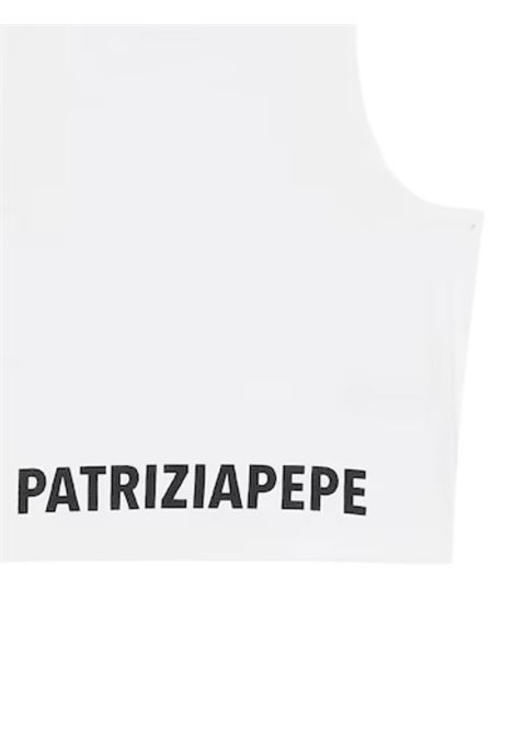 Canotta bambina bianca in viscosa Patrizia Pepe | 7M0808/MABIANCO